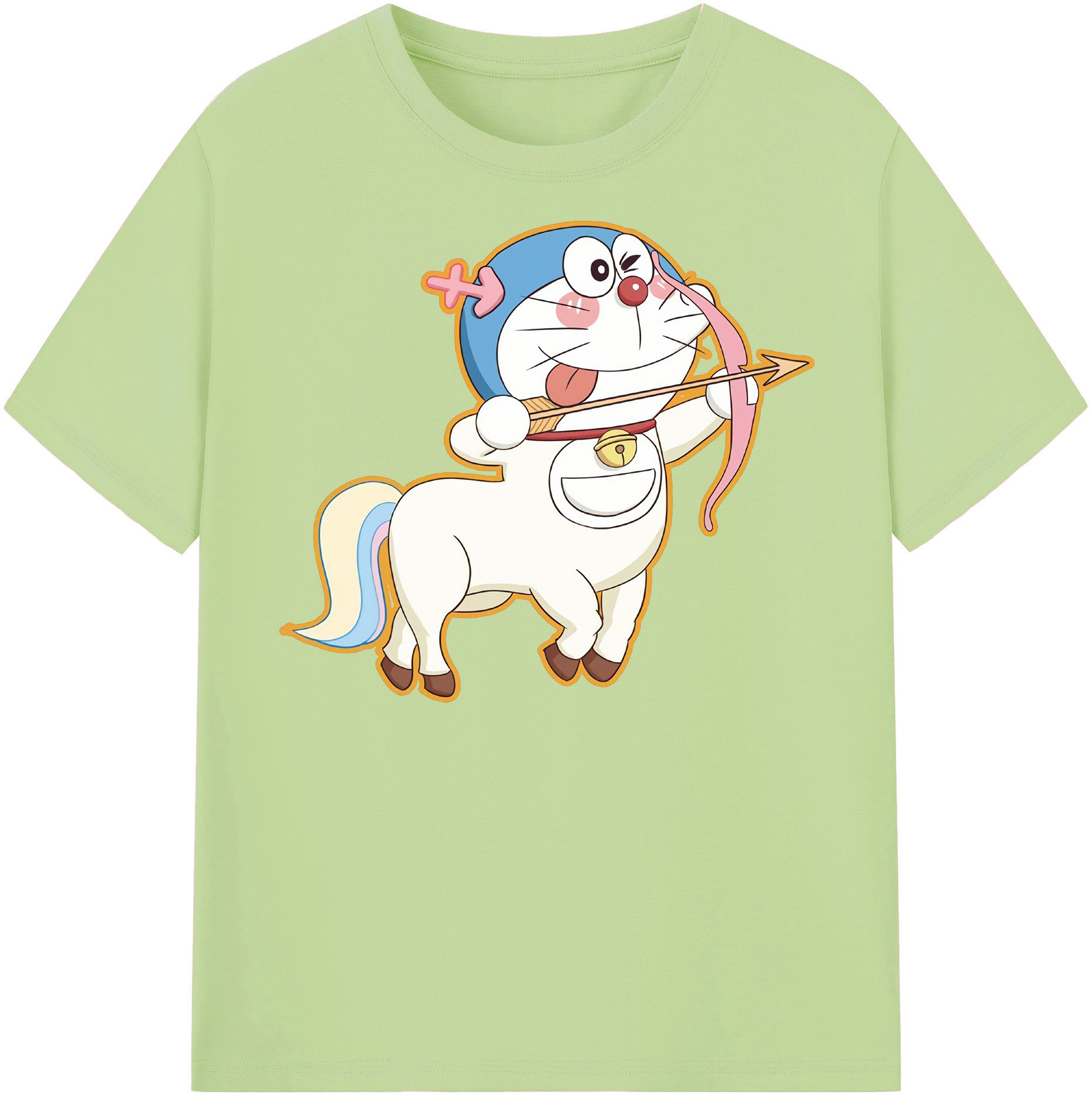 （画像用） ドラえもん Doraemon 綿100％半袖Tシャツ（フロントプリント）